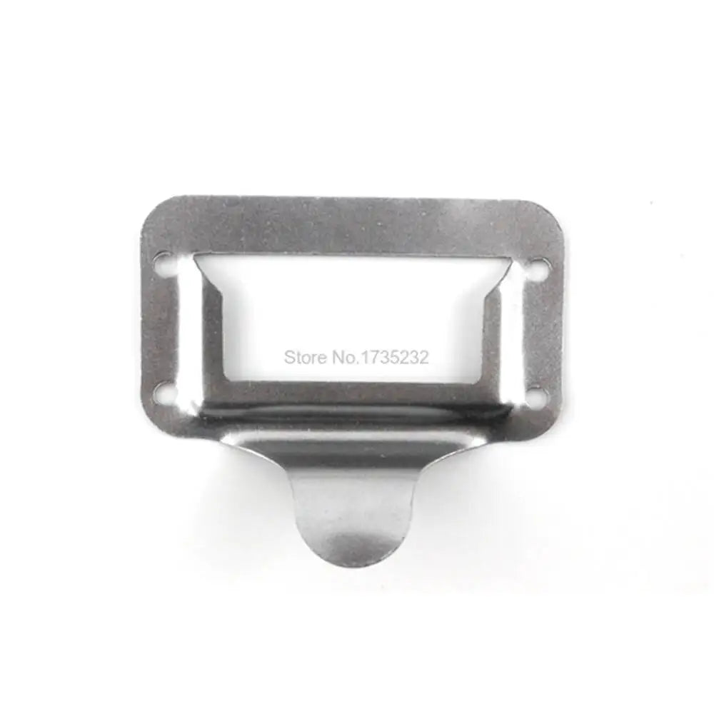 support fixation moderne argenté plat lisse opacité rectangle métal