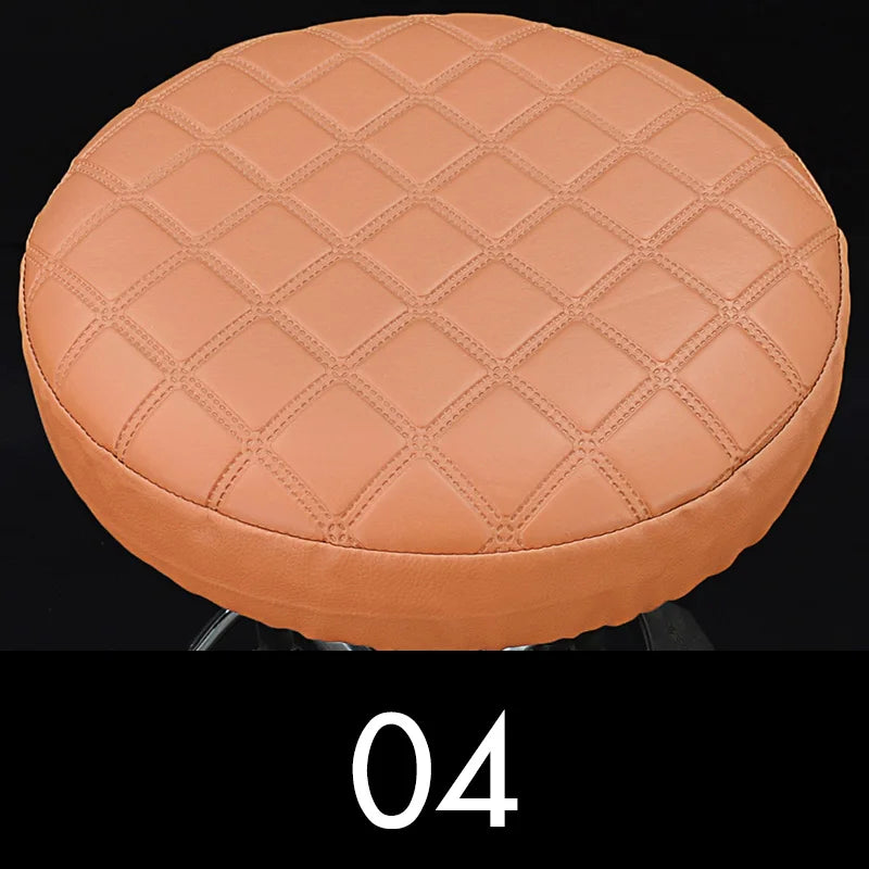 couvre siège ronde violet rouge noir moderne quilted imperméable siège tabouret bar polyester coton