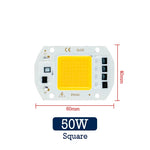 ampoule led chip 10w 20w 30w 50w cold warm white ic intelligent diy éclairageextérieur