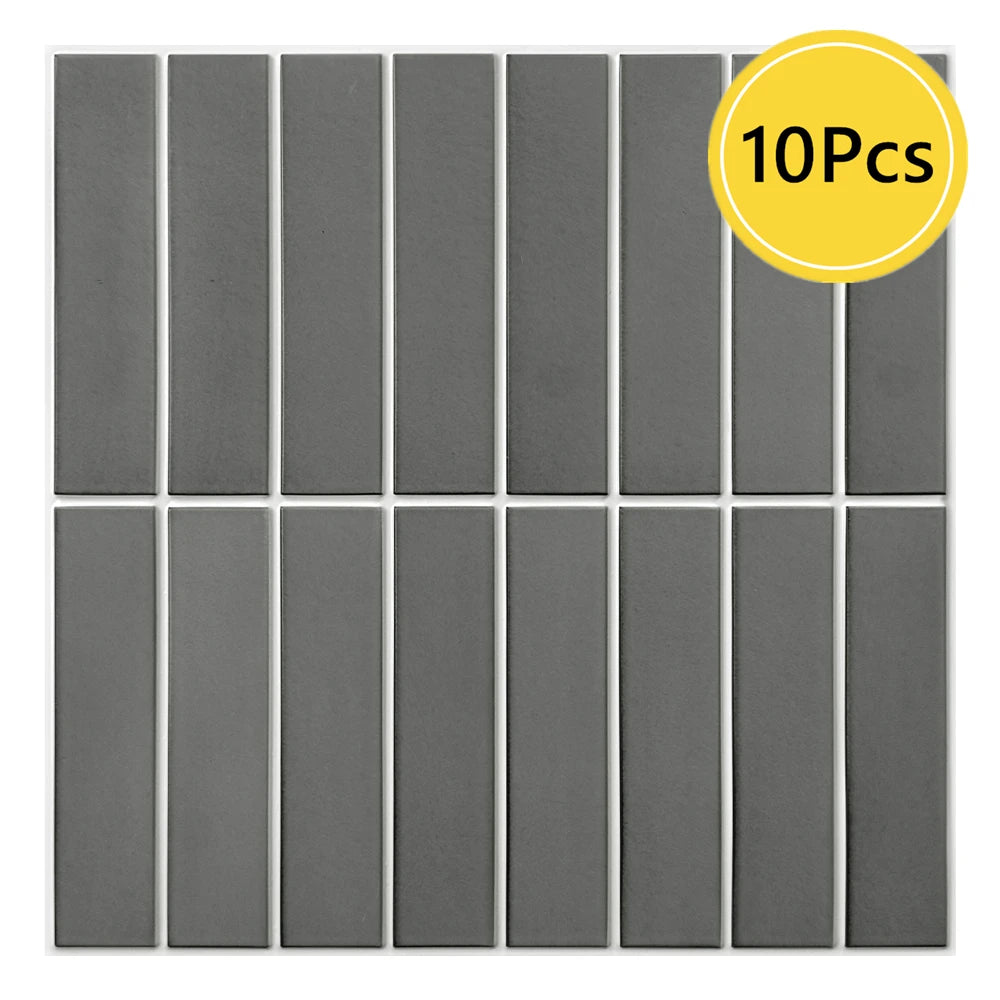 Carreaux mur rose pâle 3d autoadhésifs modernes 30x30cm imperméables antimoisissures thermiques