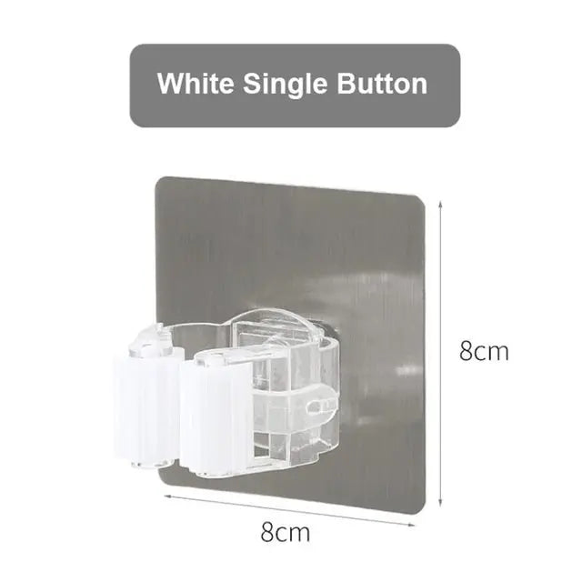 supports murals adhésifs transparents blancs modernes balais aspirateurs multifonctions PVC respectueux environnement
