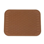 protège plat silicone moderne turquois jaune violet rose vert bleu noir texturé utilitaire cuisine
