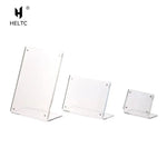 support présentation moderne transparent cartes étiquettes prix 100x150mm 120x80mm