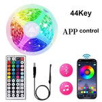 ruban led multicolore 5v adhésif moderne télécommande synchronisation musicale 18led 20m