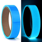 ruban lumineux adhésif bleu vert orange moderne sécurité décoration nuit