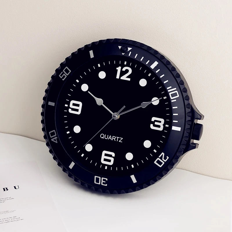 horloge murale quartz numérique moderne salon décoration montre murale antique motif abstrait face unique