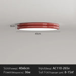 plafonnier led moderne vert rouge blanc gris acrylique fer métallique autonome