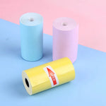 étiquettes thermiques adhésives symboles bleu clair rose jaune modernes 57mm 30mm rouleaux