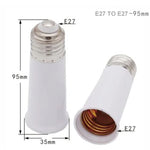adaptateur culot e27 blanc moderne mat métal certification ccc extension lampe