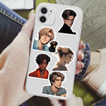 sticker manga personnages cheveux costumes adhésifs waterproof scrapbook carnet notes téléphone bagages bricolage adultes