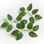 feuilles vertes artificielles soie décoration fleurs mariage intérieur extérieur branches plantes naturelles