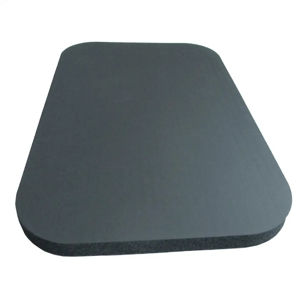 tapis yoga antidérapant coussin protection genoux noir texture fine rainures sportif