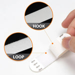 rubans accrocher cadres blancs adhésifs modernes hooks loops bricolage suspension tableaux sans clou