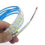 ruban led smd 2835 100 led blanc bleu 4500k 3000k adhésif moderne 220v