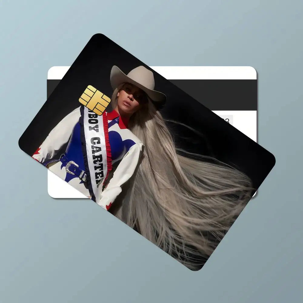 stylo bille personnalisable carte crédit étanche résistance rayures americain chanteuse beyonce moderne couleurs vives