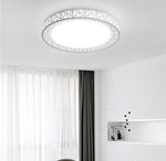 lampe blanc moderne structure géométrique 40cm 50cm énergie économie tactile