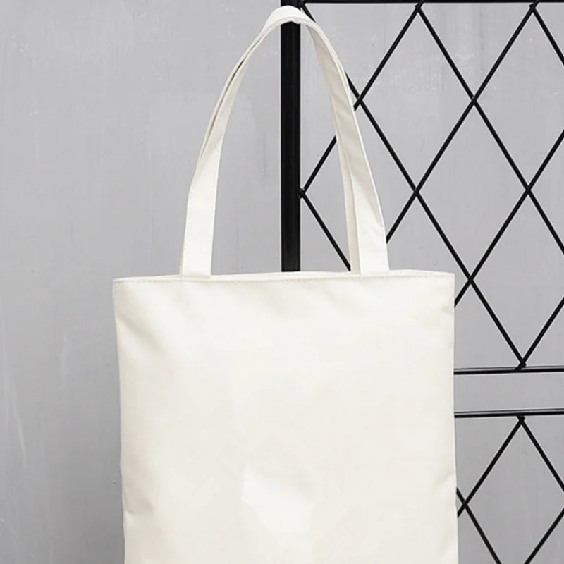 sac main toile cartoon voilier blanc moderne sans fermeture éclair poignées tissu