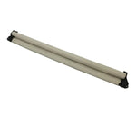 rideau toit ouvrant gris clair tissé clips noirs piece auto industrielle