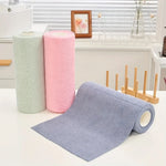 serviettes cuisine microfibre rose clair douces absorbantes modernes pratiques 20 pièces rouleau