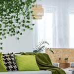 guirlande artificielle feuilles vertes vigne soie extérieur moderne décoration chambre mariage fête prénuptiale suspendue