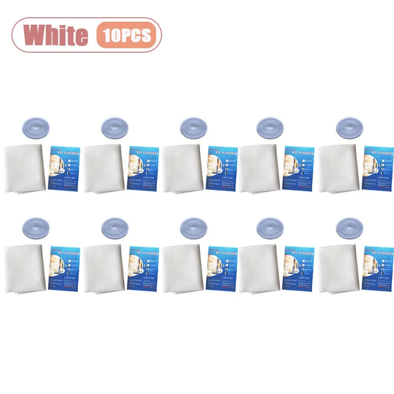 filet anti moustiques adhésif gris blanc moderne fenetre polyester opacité maille reguliere
