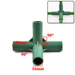 connecteurs support plantes vert plastique serre jardin accessoires bricolage jardinage structure robuste fixe