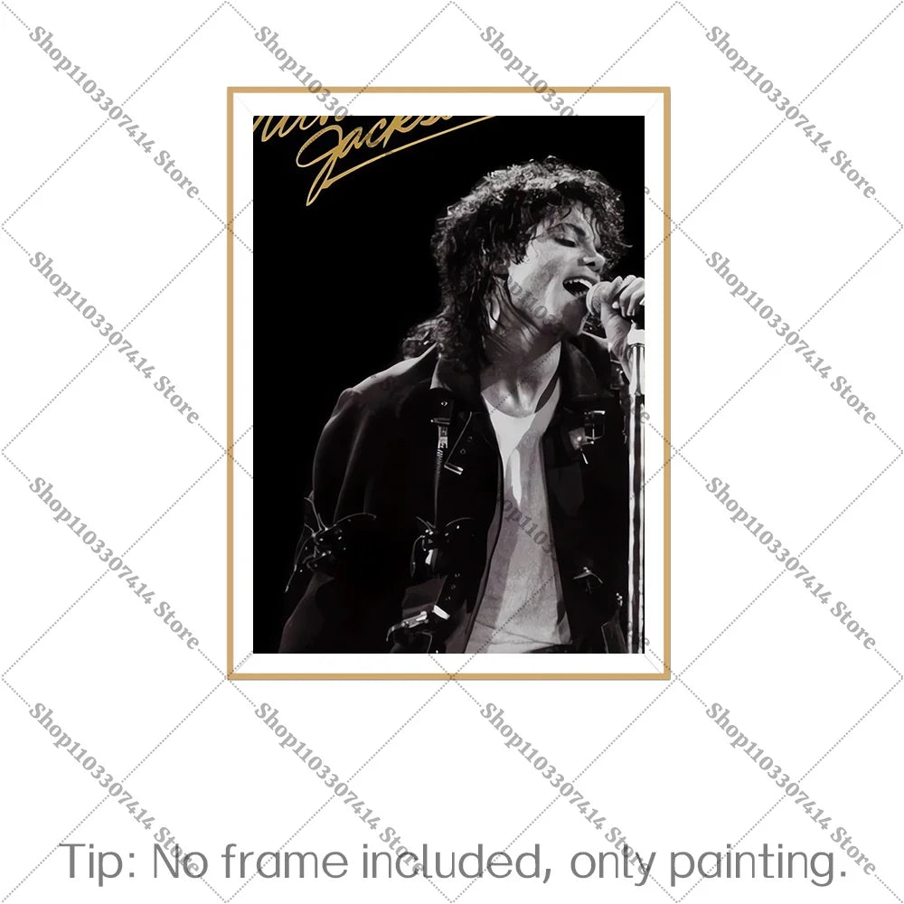 affiche murale MJ pop art photo noir blanc decoration maison 30x40cm erotique minimaliste