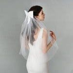 voile mariée blanc tulle fin classique non visible couvre chef femme