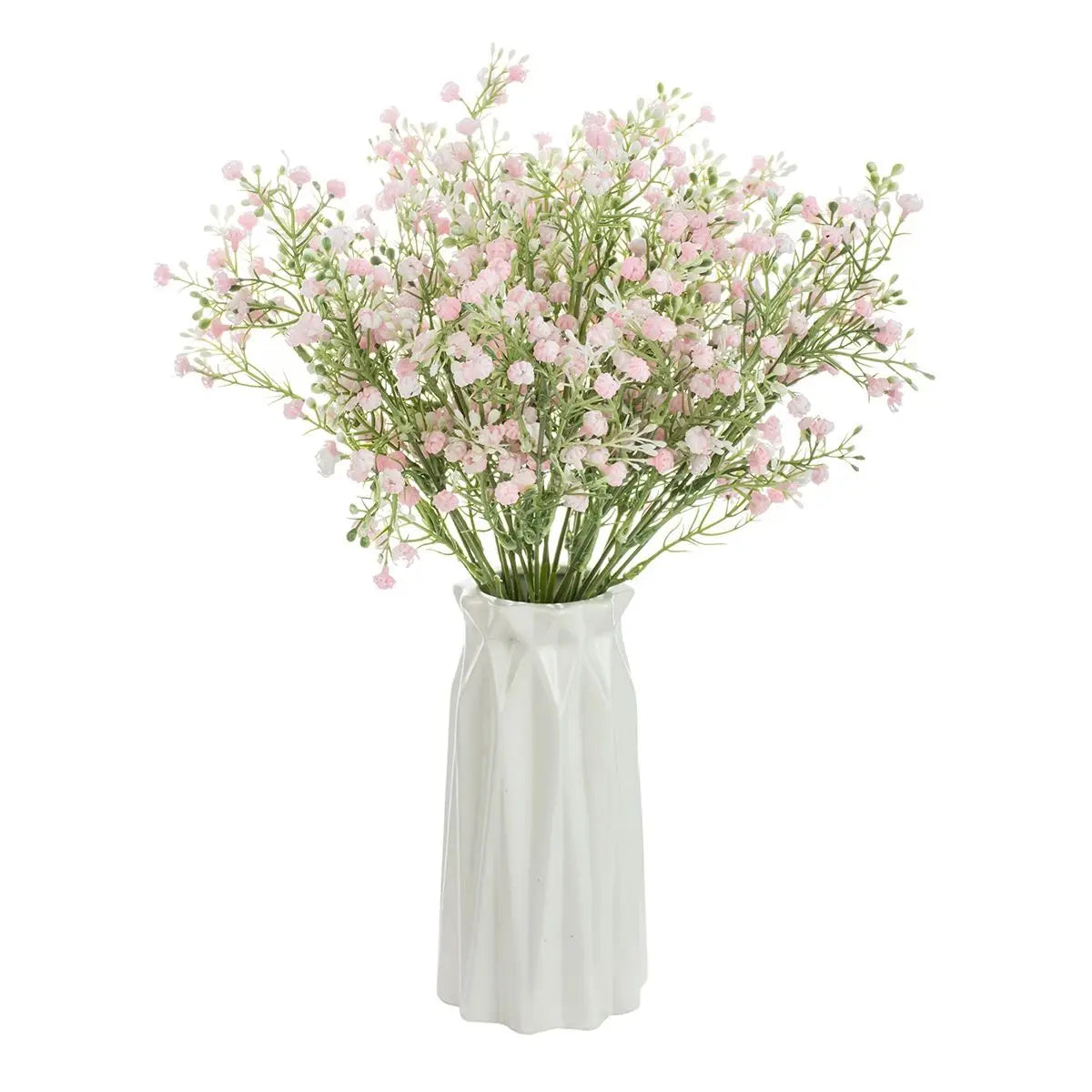 décoration intérieure moderne bouquet artificiel fleurs mixtes blanc jaune violet rose