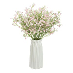 décoration intérieure moderne bouquet artificiel fleurs mixtes blanc jaune violet rose