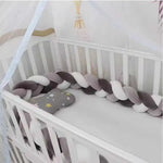 coussin sécurité lit bébé coton doux torsade protecteur berceau décoratif moderne enfant nouveau