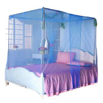 filet lit transparent moderne rose bleu blanc plié polyester coton maison