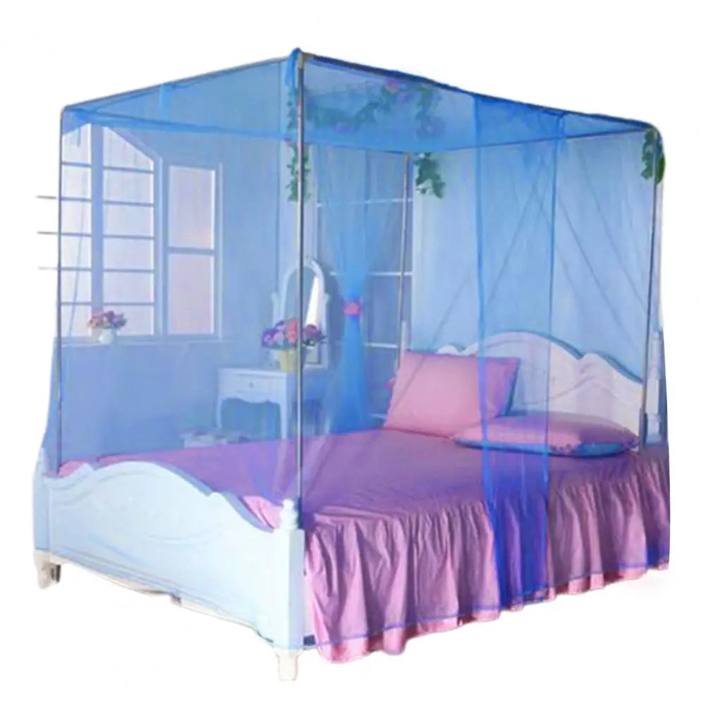 filet lit transparent moderne rose bleu blanc plié polyester coton maison