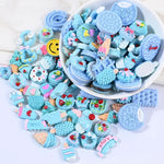 miniatures gâteaux bonbons rose vert bleu transparentes décoratives occasionnelles noël valentin mariage anniversaire