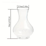 vases transparents modernes minimalistes decoratifs table set pieces différentes collections eventuelles deco