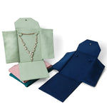 sac rangement bijoux velours turquoise vert rose gris bleu classique portable multifonction