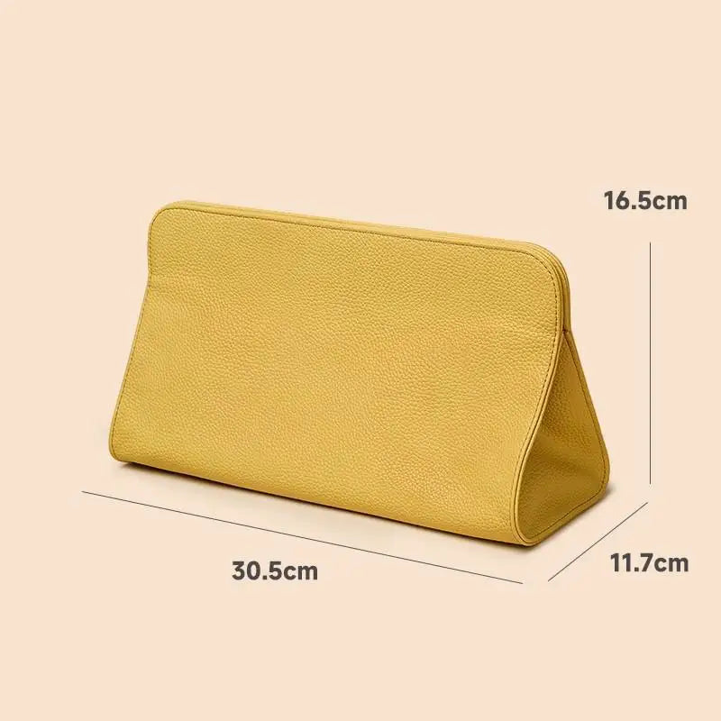 sac rangement aspirateur cheveux fer lisser cordon moderne texture cuir noir marronclair