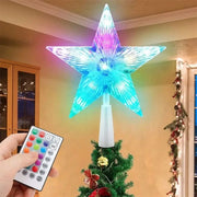décoration noël étoile led multicolore télécommande modes lumière moderne festive