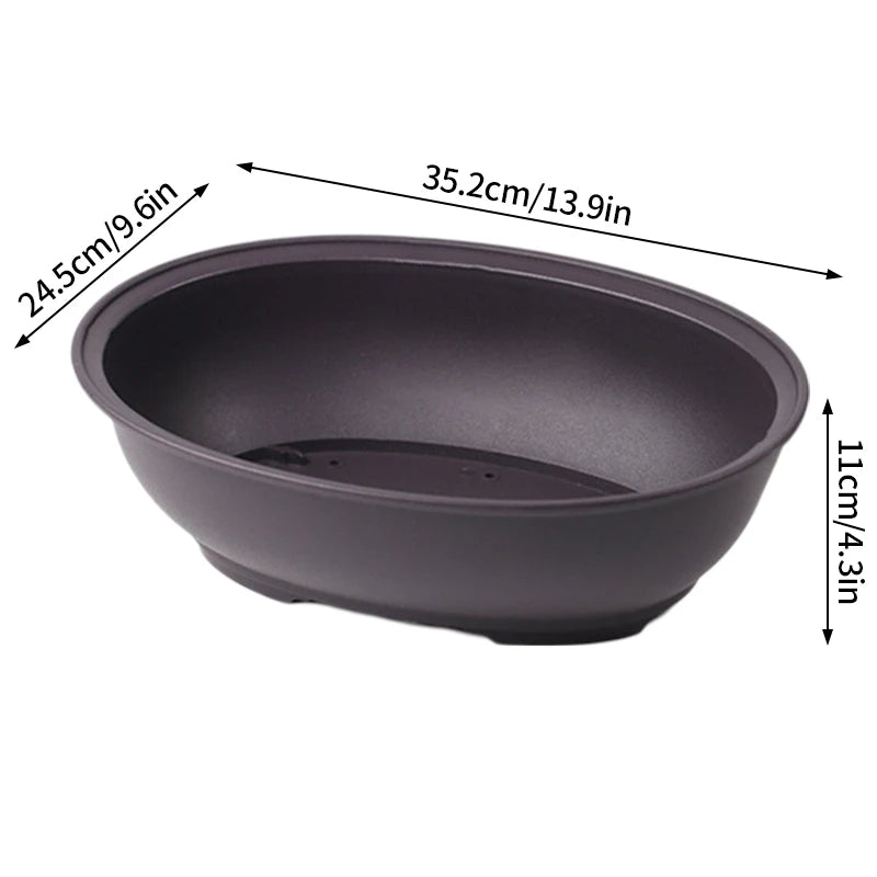 pot plante jardin extérieur marron moderne grille drainage fleurs succulentes bonsaï