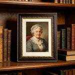 cadres photo acrylique mdf ornementés baroque vintage marron foncé table mur