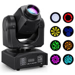 projecteur led moving head rgbw modes couleurs discothèque scène événement métal noir
