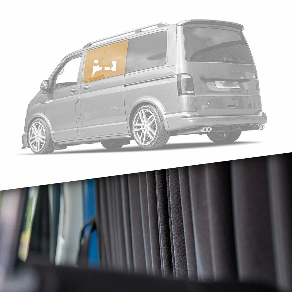 rideau voiture noir opacité moderne élastiques fixation fibre synthétique
