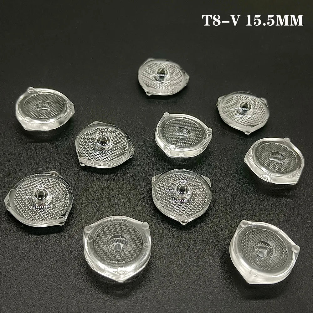cache led transparent adhésif moderne 11x6.3mm légèrement opaque rond lisse bande led