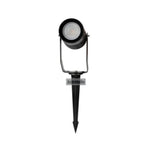 projecteur solaire moderne noir ip65 led alimentation électrique cable blanc