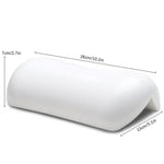 coussin bain blanc doux imperméable ergonomique anti dérapant suction facile nettoyage confortable accessoires bain