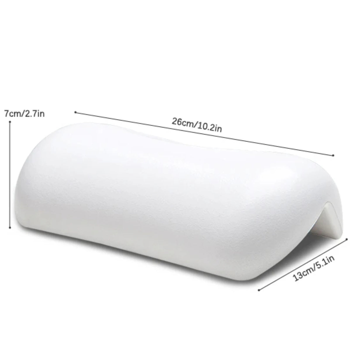 coussin bain blanc doux imperméable ergonomique anti dérapant suction facile nettoyage confortable accessoires bain
