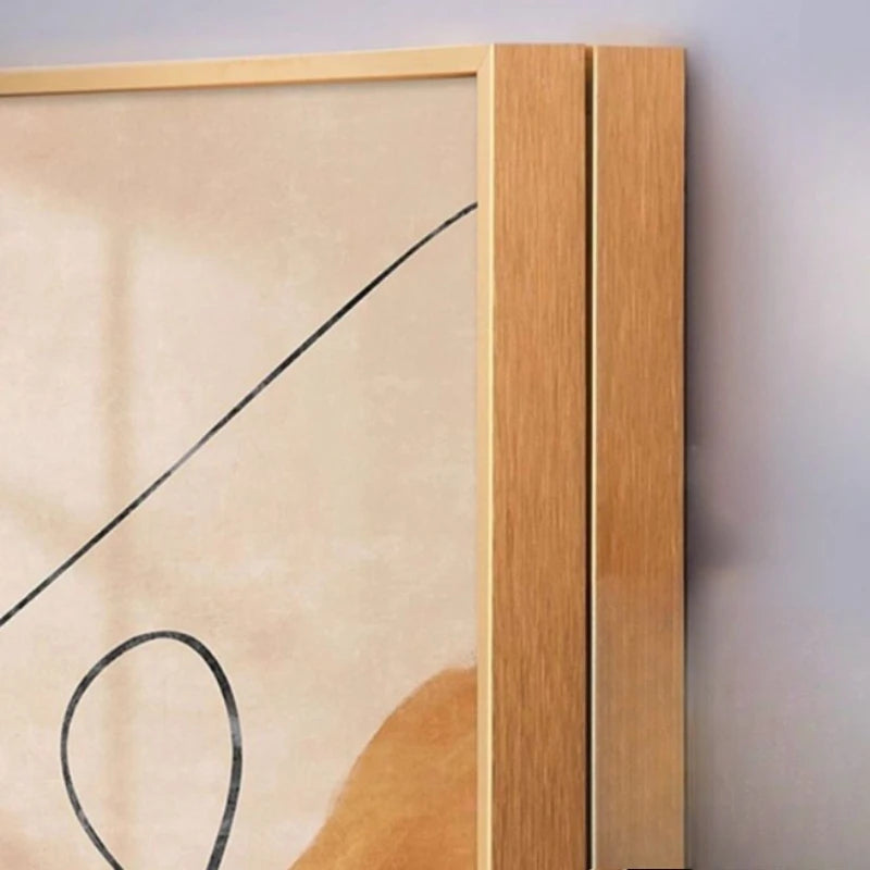 miroir plein longueur cadre mural abstract pattern contemporain maison chambre salon decoration