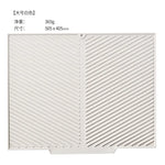 tapis cuisine silicone gris violet rayures diagonales moderne antidérapant respectueux environnement opaquet adhésif