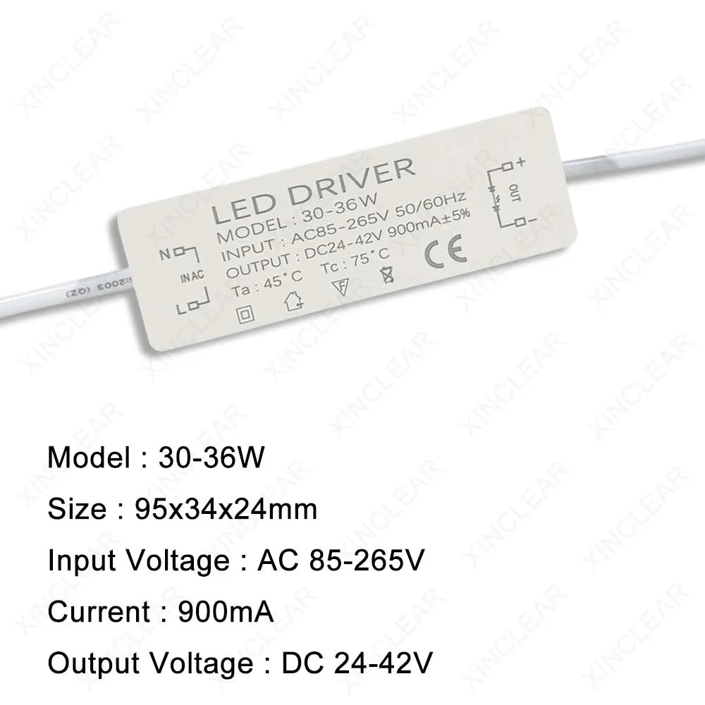 pilote led 300ma 12v 120v 240v blanc rectangulaire industriel certifié ccc fcc rohs