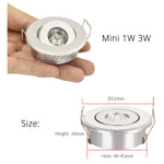 Spot LED argenté intensité variable 3W 4W 7W transformateur modernes clips